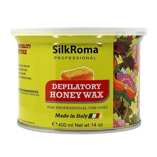 SilkRoma Depilatory Wax Honey MADE IN ITALY 14oz