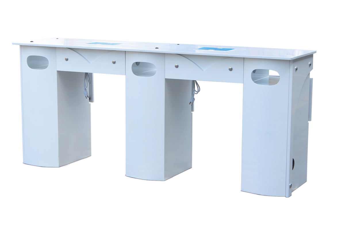 Modern Double Nail Table Model 132