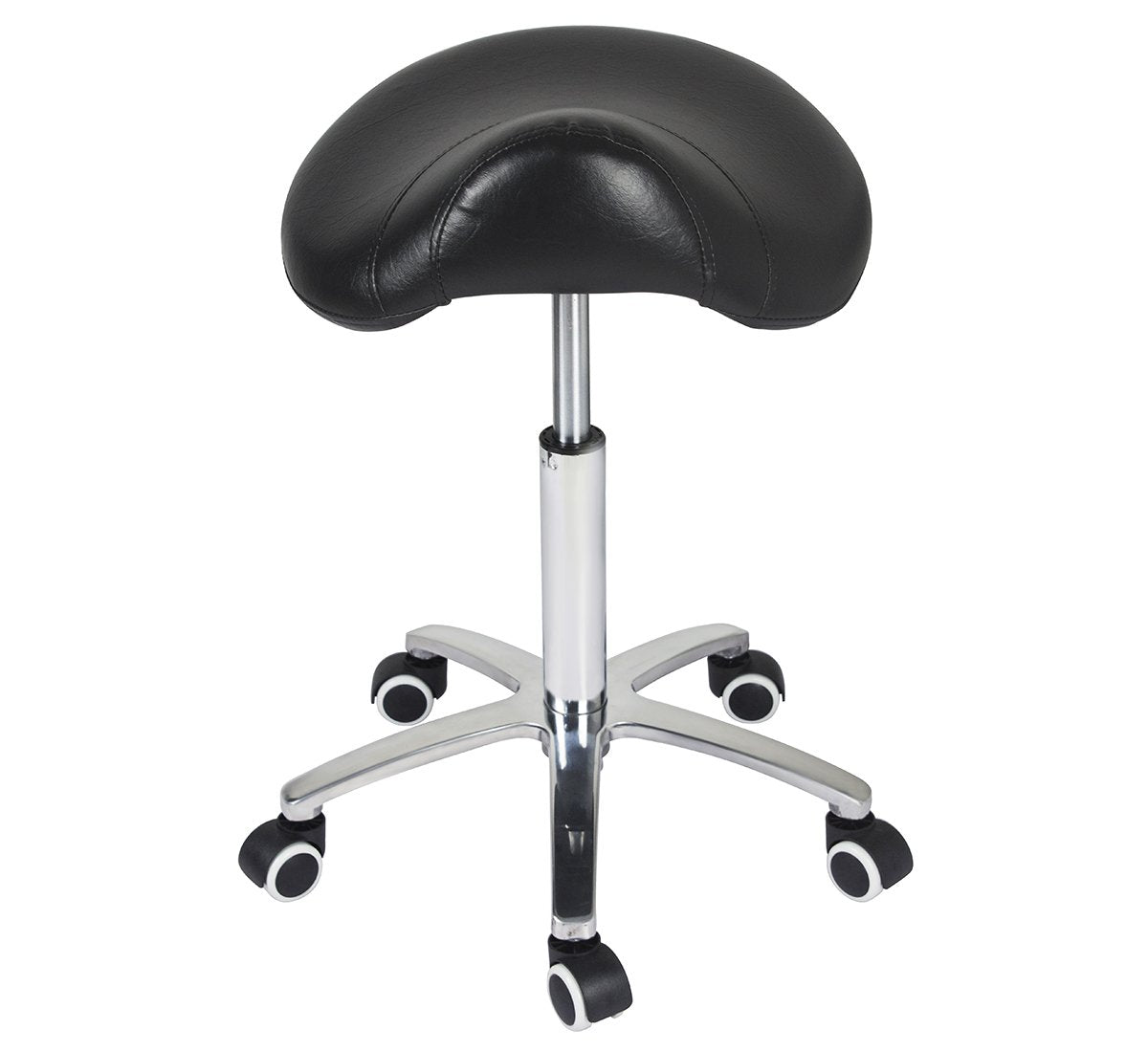 Master Massage Ergonomic Saddle Chair-Saddle Stool- Hydraulic Swivel Rolling Chair