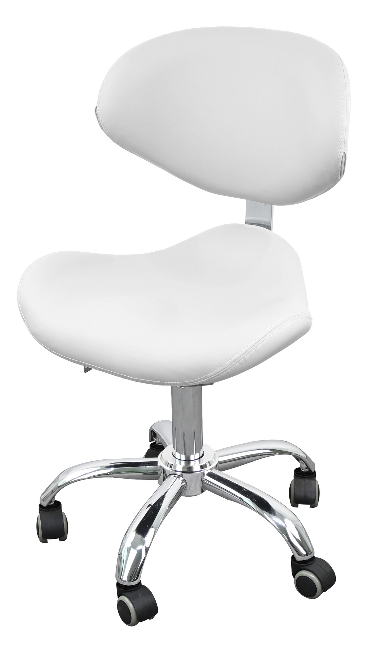 Hydraulic Stool With Comfort Backrest