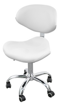 Load image into Gallery viewer, Hydraulic Stool With Comfort Backrest
