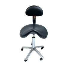 Load image into Gallery viewer, Hydraulic Sattle Stool With Back Support
