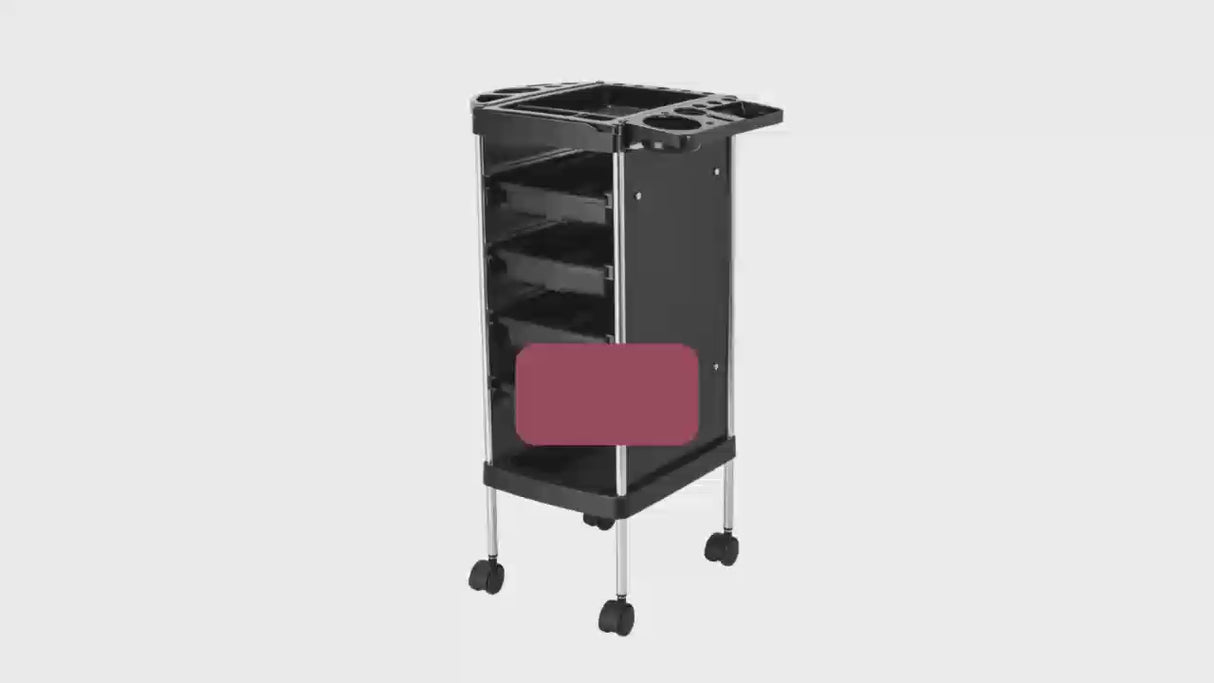 Salon Trolley With Storage Drawers T16