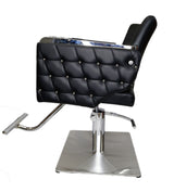 Euro Salon Chair With Stainless Steel Frame Model 613