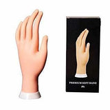 Nail Beginners Practice Fake Hand Rubber Hand Model Perfect for Nail Art Beginners