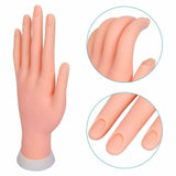 Nail Beginners Practice Fake Hand Rubber Hand Model Perfect for Nail Art Beginners
