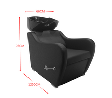 将图片加载到图库查看器，Model - 3032 Shampoo Sink With Adjustable Sink, Extra Back Support, Adjustable Leg Rest
