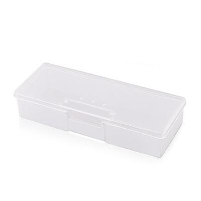 Empty Multifunctional Rectangular Storage Box - Nail Jewelry Storage Box Polished Manicure Toolbox