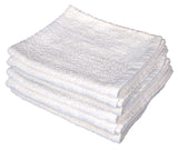 Terry Cotton White Towel 12pc/Pack 12 x 12" / 16 x 24" / 16 x 27"