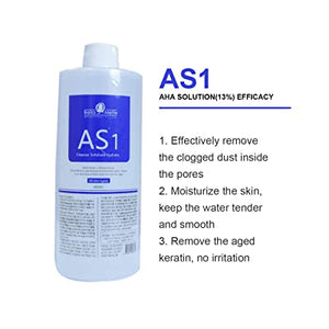 AS1 SA2 AO3 Small Bubble Solution, Skin Care Facial Serum Aqua Peeling Solution 3x400ml, Hydrafacial Machine Solution for Cleaning Face & Salon