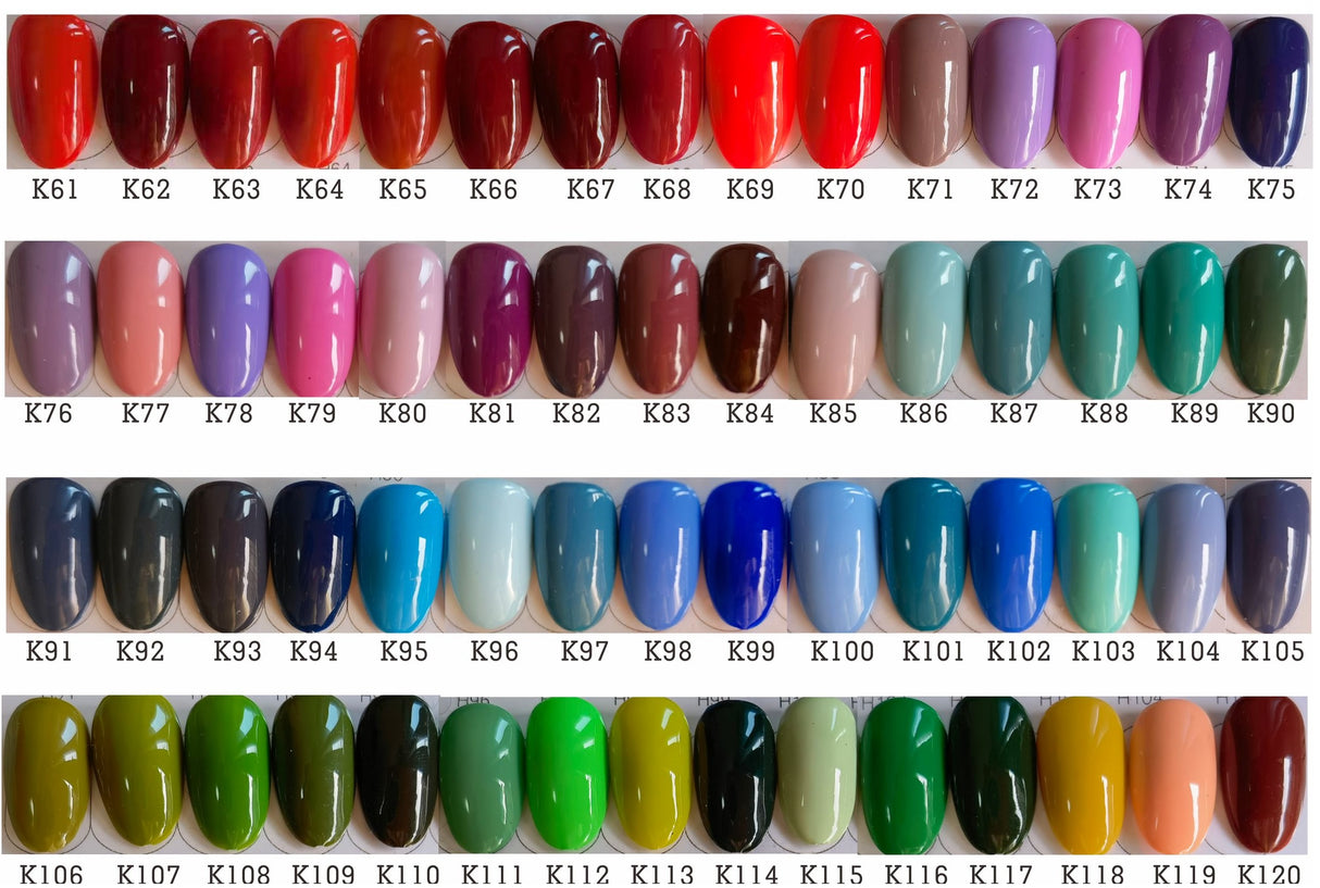 Kara Gel Polish Silk Line Collection K61-K120 (Shellac Gel Polish)