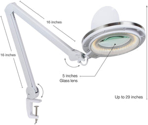 LED Magnifying Light Color Adjustable & Dimmable - 1.75x Magnification