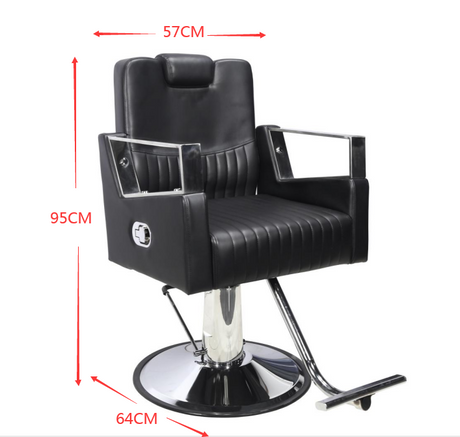 Model 9208 All Purpose Salon Chair, Hydraulic Adjustable Height, Reclinable Back Support