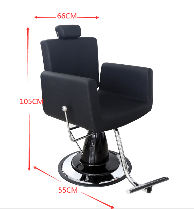 Model 9225 All Purpose Salon Chair, Hydraulic Adjustable Height, Reclinable Back Support