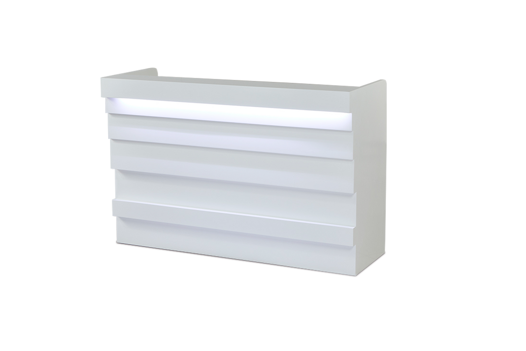 Modern Reception Desk With Led Lights R28 (Please Call For Purchase)