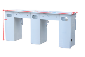 Modern Double Nail Table Model 132