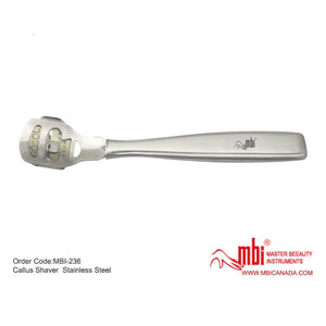 MBI Callus Shaver Stainless Steel