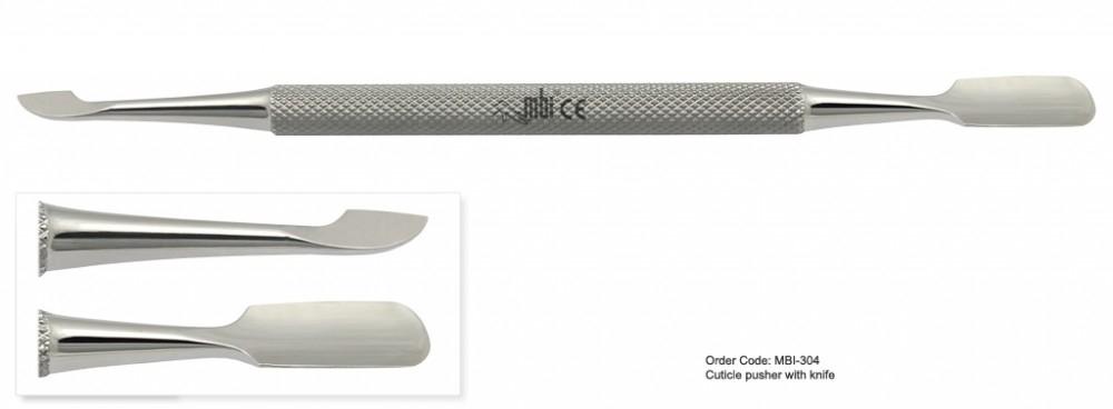 MBI 304 Cuticle Pusher With Knife