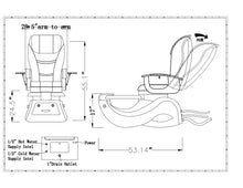 Charger l&#39;image dans la galerie, Supreme Spa Chair Model-B (PLEASE CALL FOR INQURY)
