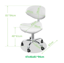 Charger l&#39;image dans la galerie, Hydraulic Stool With Comfort Backrest
