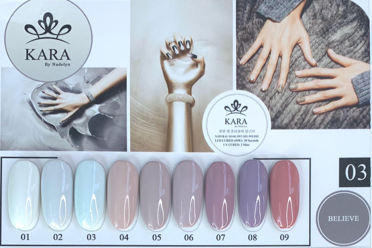 Kara By Nadelyn Korean Gel Polish Set 3