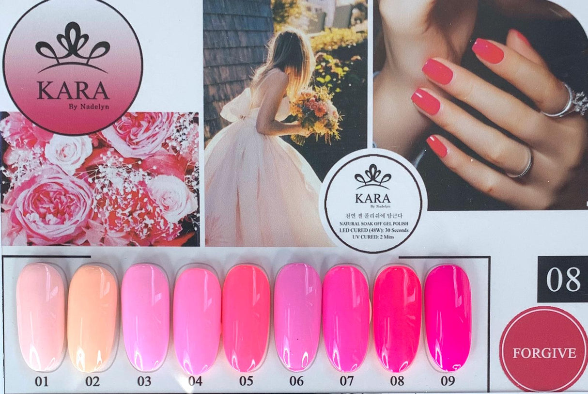 Kara By Nadelyn Korean Gel Polish Set 8