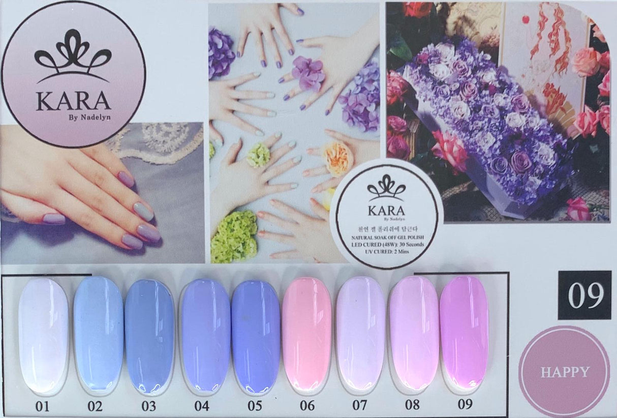 Kara By Nadelyn Korean Gel Polish Set 9