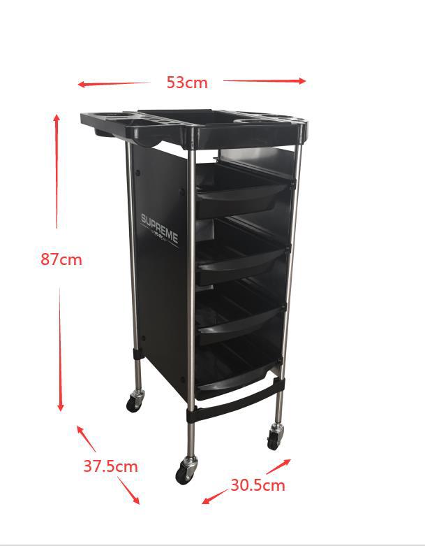 Salon Trolley With Storage Drawers