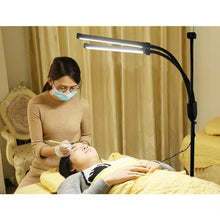 Load image into Gallery viewer, Dual Arm LED Floor Lamp for Eyelash Extensions With 240 LED 5800K - Lash Light For Eyelash Extensions
