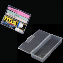 将图片加载到图库查看器，Empty Multifunctional Rectangular Storage Box - Nail Jewelry Storage Box Polished Manicure Toolbox
