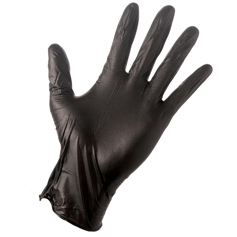 Nitrile Gloves Black 100pcs Small/Med/Large