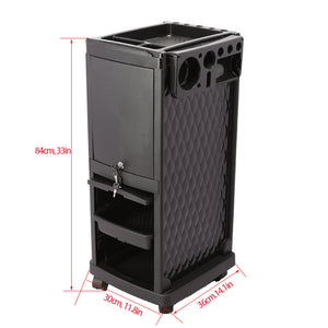 Professional Salon 4 Trey Locking Trolley