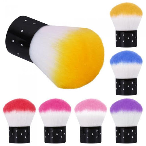 Nail Art Dust Brush, Nail Powder Cleaner Brushes Nails Polish Remover for Acrylic Nails Gel Supply Makeup Brush